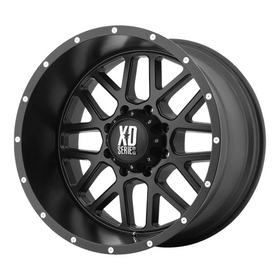 XD Aluminum Rim XD820 GRENADE 20X10in Satin Black Finish, XD82021055724N