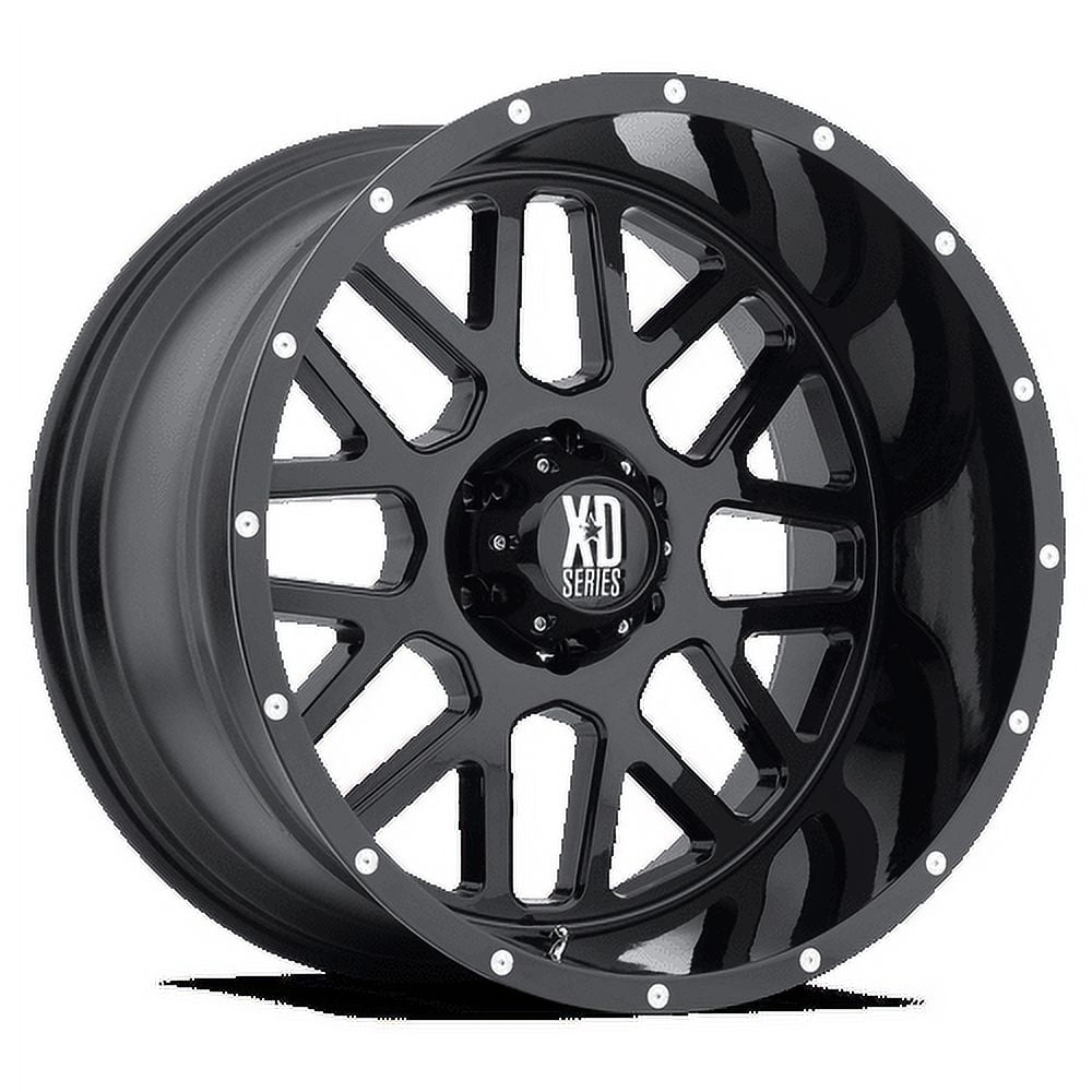 XD Aluminum Rim XD820 GRENADE 20X9in Satin Black Finish, XD82029055700US