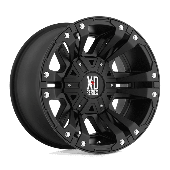 XD Aluminum Rim XD822 MONSTER II 17X9in Matte Black Finish, XD82279086712N