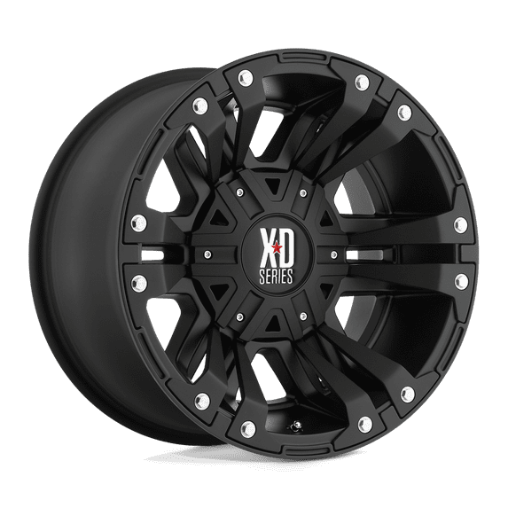 20" Black XD822 Monster II Wheel by KMC Wheels XD82229067718