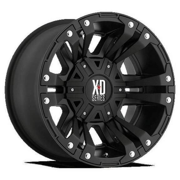 XD Aluminum Rim XD822 MONSTER II 20X9in Matte Black Finish, XD82229086718