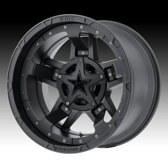 XD Aluminum Rim XD827 ROCKSTAR III 17X9in Matte Black Finish ...