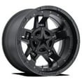 thumbnail image 1 of XD Aluminum Rim XD827 ROCKSTAR III 20X10in Matte Black Finish, XD82721087724N, 1 of 2
