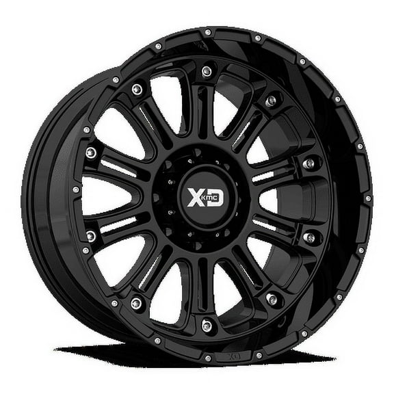 XD Aluminum Rim XD829 HOSS II 17X9in Gloss Black Finish, XD82979050312N