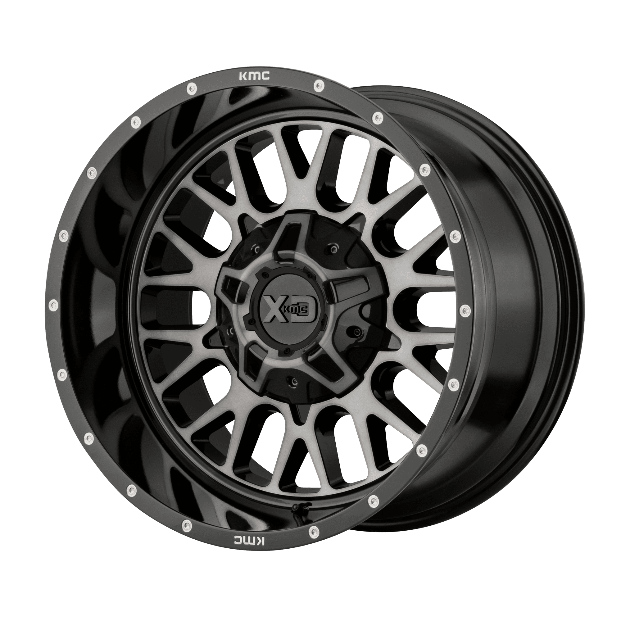 XD Aluminum Rim XD842 SNARE 20X10in Gloss Black Gray Tint