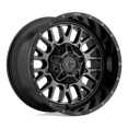 thumbnail image 1 of XD Aluminum Rim XD842 SNARE 20X10in Gloss Black Gray Tint Finish, XD84221067318N, 1 of 2