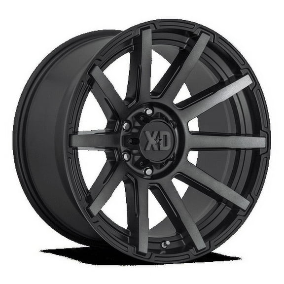 XD Aluminum Rim XD847 OUTBREAK 18X9in Satin Black with Gray Tint Finish, XD84789085400
