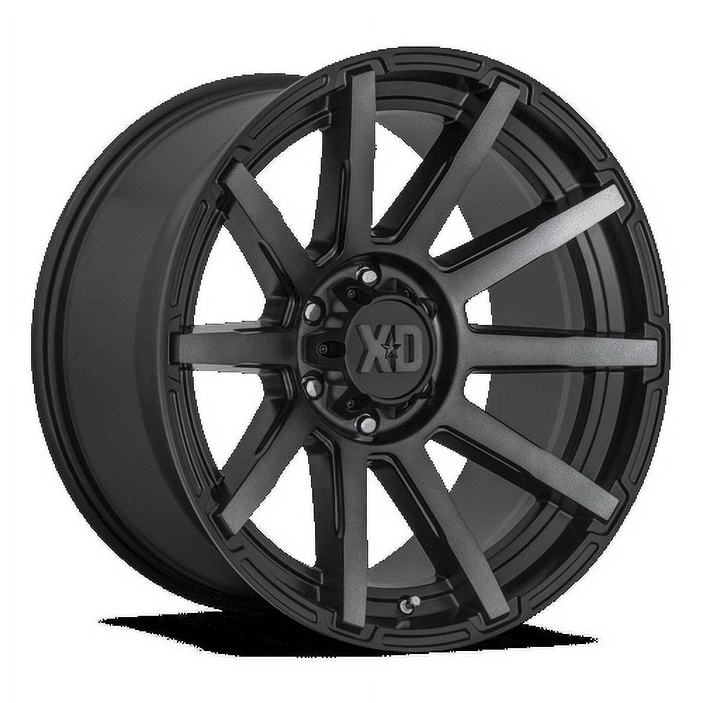 Xd Century Rims XD Aluminum Rim XD847 OUTBREAK 20X10in Satin Black with Gray Tint ...