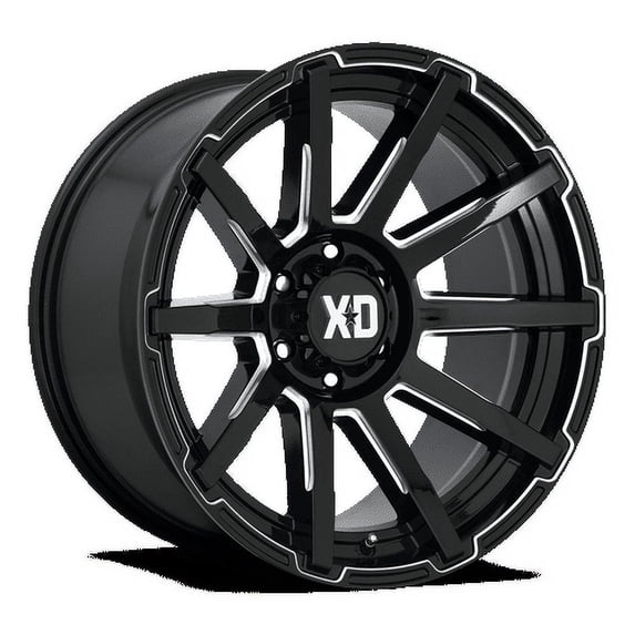 XD Aluminum Rim XD847 OUTBREAK 20X9in Gloss Black Milled Finish, XD84729080300
