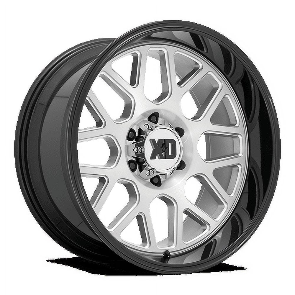 Xd Rim Keys XD Aluminum Rim XD849 GRENADE 2 20X9in Brushed Milled with Gloss Black ...