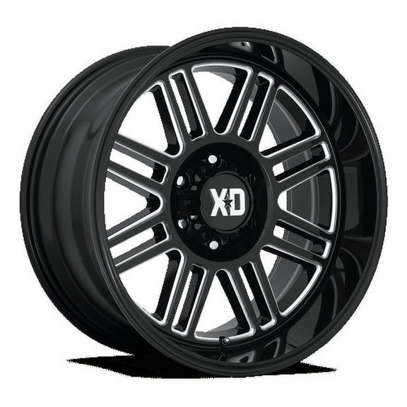 XD Aluminum Rim XD850 CAGE 20X9in Gloss Black Milled Finish, XD85029058318