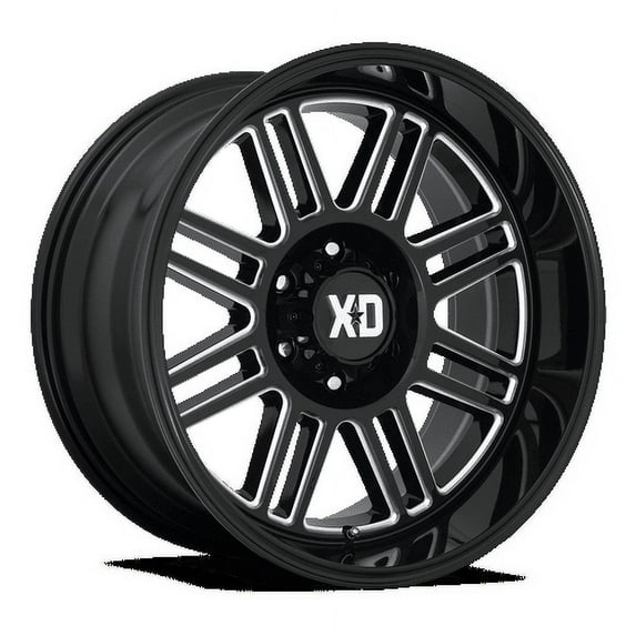 XD Aluminum Rim XD850 CAGE 22X10in Gloss Black Milled Finish, XD85022063318N