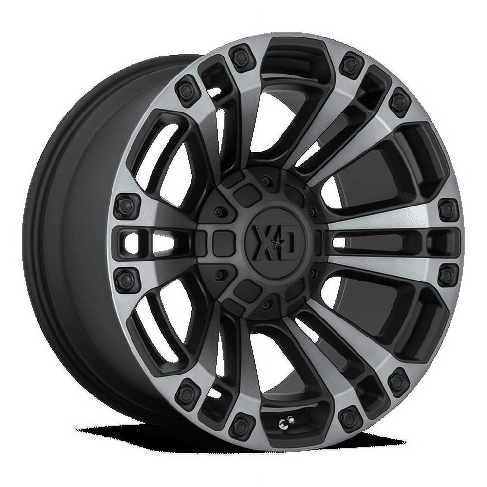 XD Aluminum Rim XD851 MONSTER 3 20X10in Satin Black with Gray Tint Finish, XD85121080418N