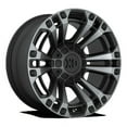 thumbnail image 1 of XD Aluminum Rim XD851 MONSTER 3 20X10in Satin Black with Gray Tint Finish, XD85121080418N, 1 of 5