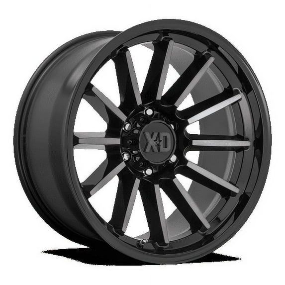 XD Aluminum Rim XD855 LUXE 20X10in Gloss Black Machined with Gray Tint Finish, XD85521068418N