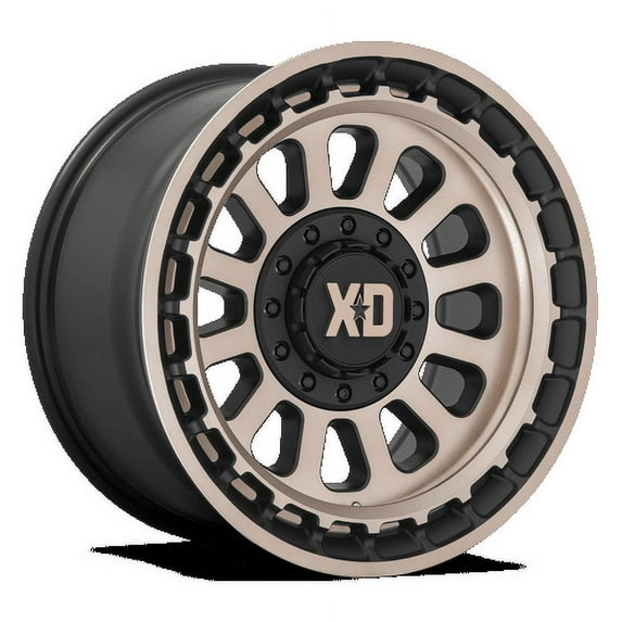 XD Aluminum Rim XD856 OMEGA 17X9in Satin Black with Bronze Tint Finish, XD85679067600