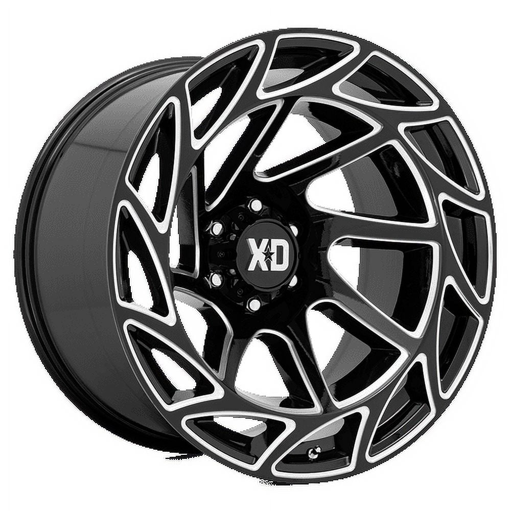 Xd Rim Keys XD Aluminum Rim XD860 ONSLAUGHT 20X9in Gloss Black Milled Finish ...