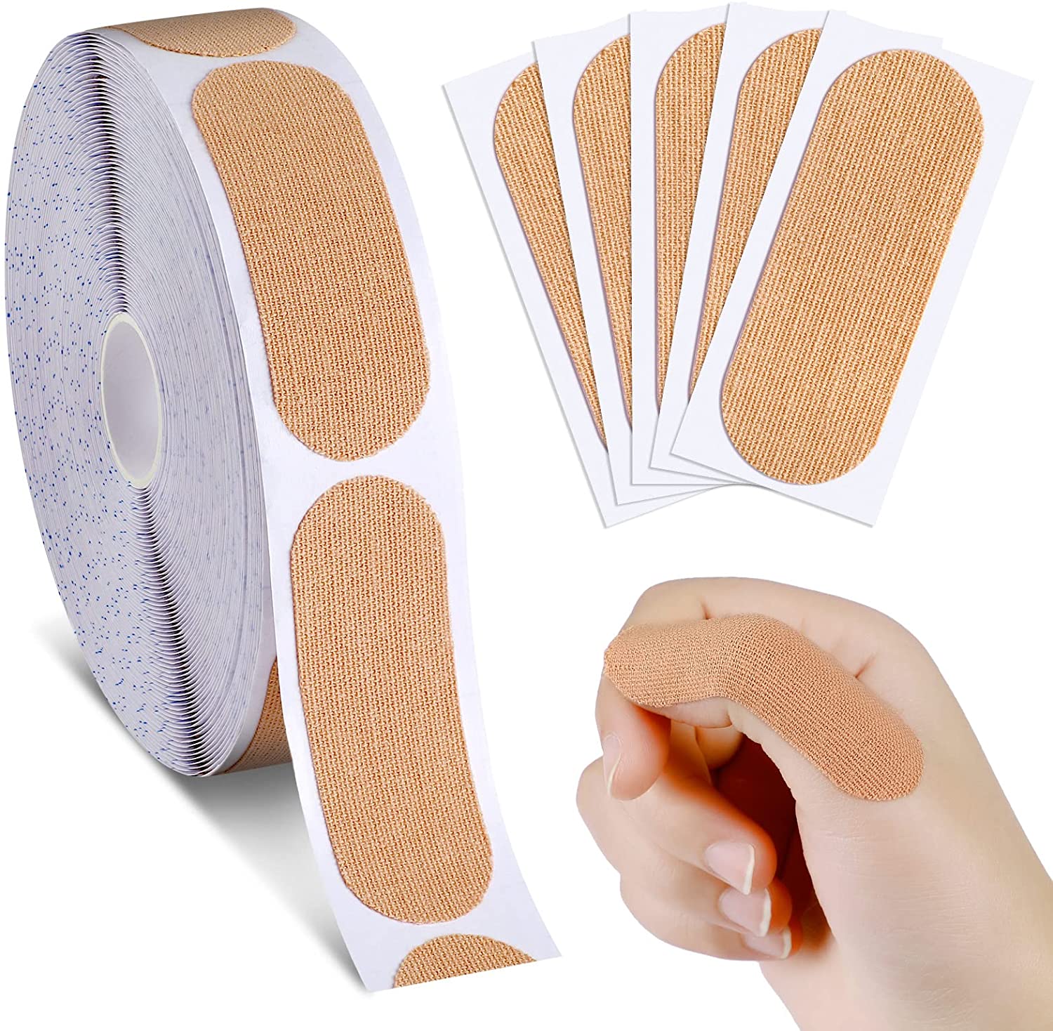 80 Bandes Protection Pouce Bowling – Adhésif Élastique – Pour Hommes & Femmes – Prévention Ampoules & Callosités (Bleu)