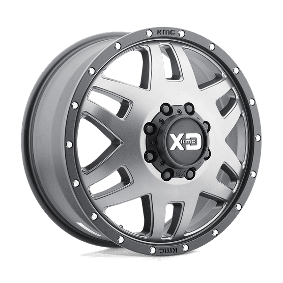 XD Cast Aluminum Rim XD130 20X7.5 8X6.5 M-GRY BLK-RING -152MM, XD130275904152N