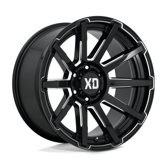 XD Cast Aluminum Rim XD847 20X9 5X120 G-BLK MILL 30MM, XD84729052330
