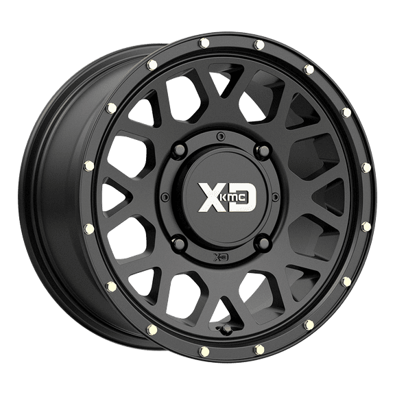 XD Powersports Cast Aluminum Rim XS135 14X10 4X137 S-BLK 00MM, XS13541048700