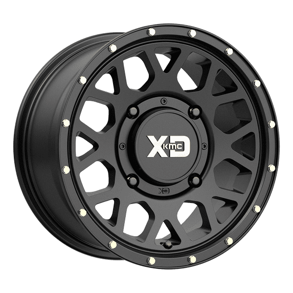 XD Powersports Cast Aluminum Rim XS135 14X7 4X156 S-BLK 10MM, XS13547044710