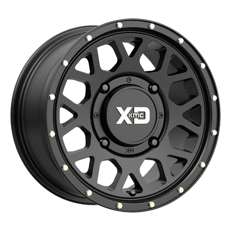 XD Powersports Cast Aluminum Rim XS135 14X7 4X156 S-BLK 38MM, XS13547044738