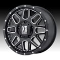 thumbnail image 1 of XD Series by KMC Wheels Grenade 18X8 5X114.30 Satin Black MilLED (38 Mm) Wheel Rim, 1 of 2
