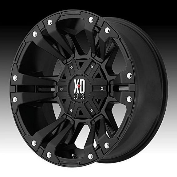 XD Series by KMC Wheels Monster 2 17X9 6X135.00/6X139.70 Matte Black (18 Mm) Wheel Rim