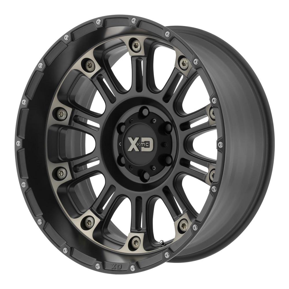 XD Wheels XD829 Hoss 2, 17X9 Wheel with 5X5.0 Bolt Pattern - Satin Black Machined Wheel with Dark Tint - XD82979050912N Wheel Rim - image 1 of 2