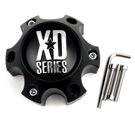 KMC XDS Satin Black Wheel Center Hub Cap 6 Lug 6x4.5 for XD798 ADDICT
