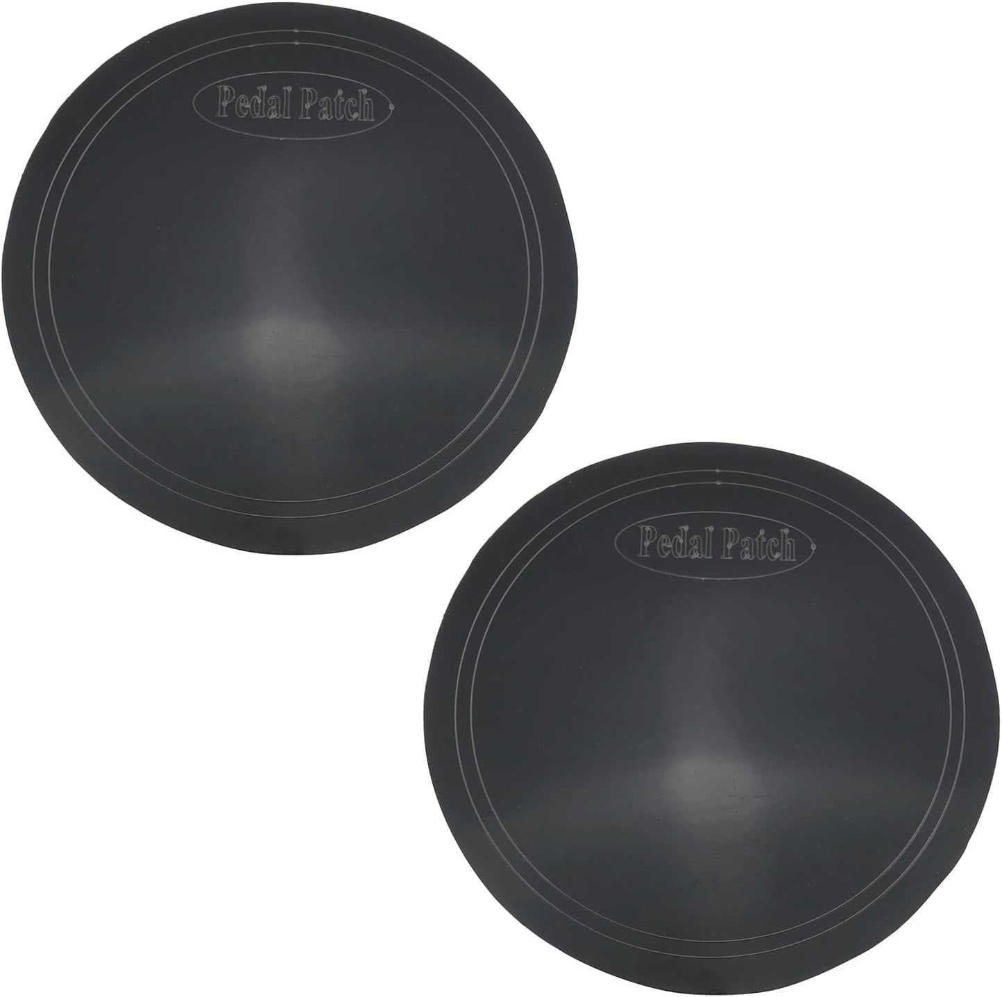 XD2-2PCS Black Single Pedal Patch Self-Adhesive Drumhead Patch ...