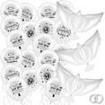 thumbnail image 1 of CD2-White Dove Memorial Balloons to Release in Sky Set, Funeral Balloons Remembrance Balloons for Condolence Funeral Anniversary, 20 Memorial Balloons & 3 White Dove Balloons*2, 1 of 8