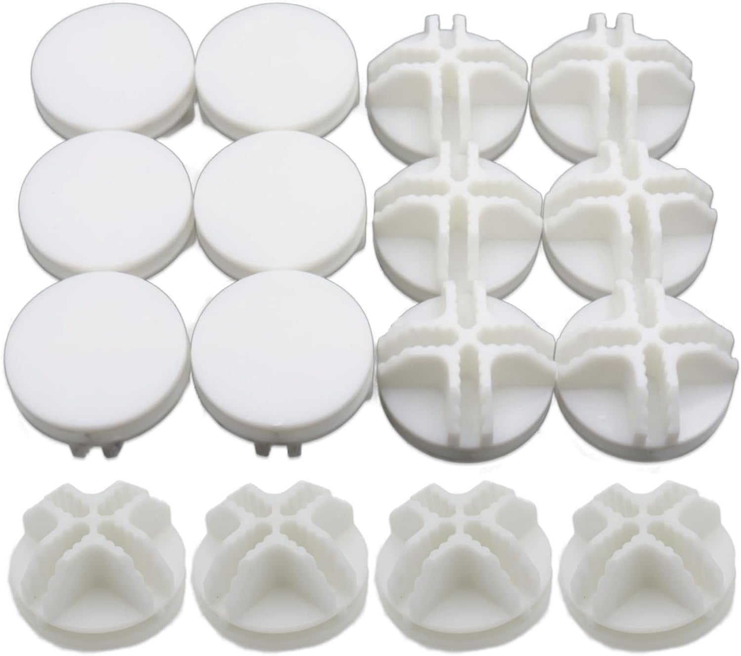 Image result for XD3-16-Pack Plastic Grid Organizer Connectors for Modular Closet Storage and Metal Grid Shelving ...