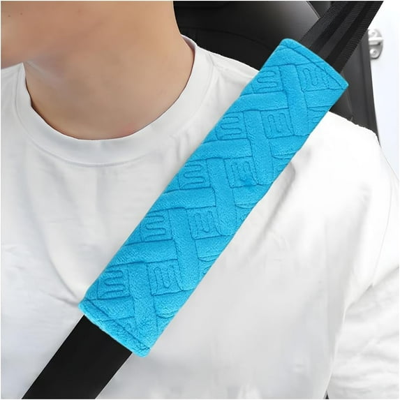 XD3-4 PCS Car Seat Belt Pad Cover, Comfort Soft Seatbelt Strap Cover to Protect You Neck & Shoulder, Safety Belt Harness Pad for A More Comfortable Driving, Car Accessories (Pink)*3