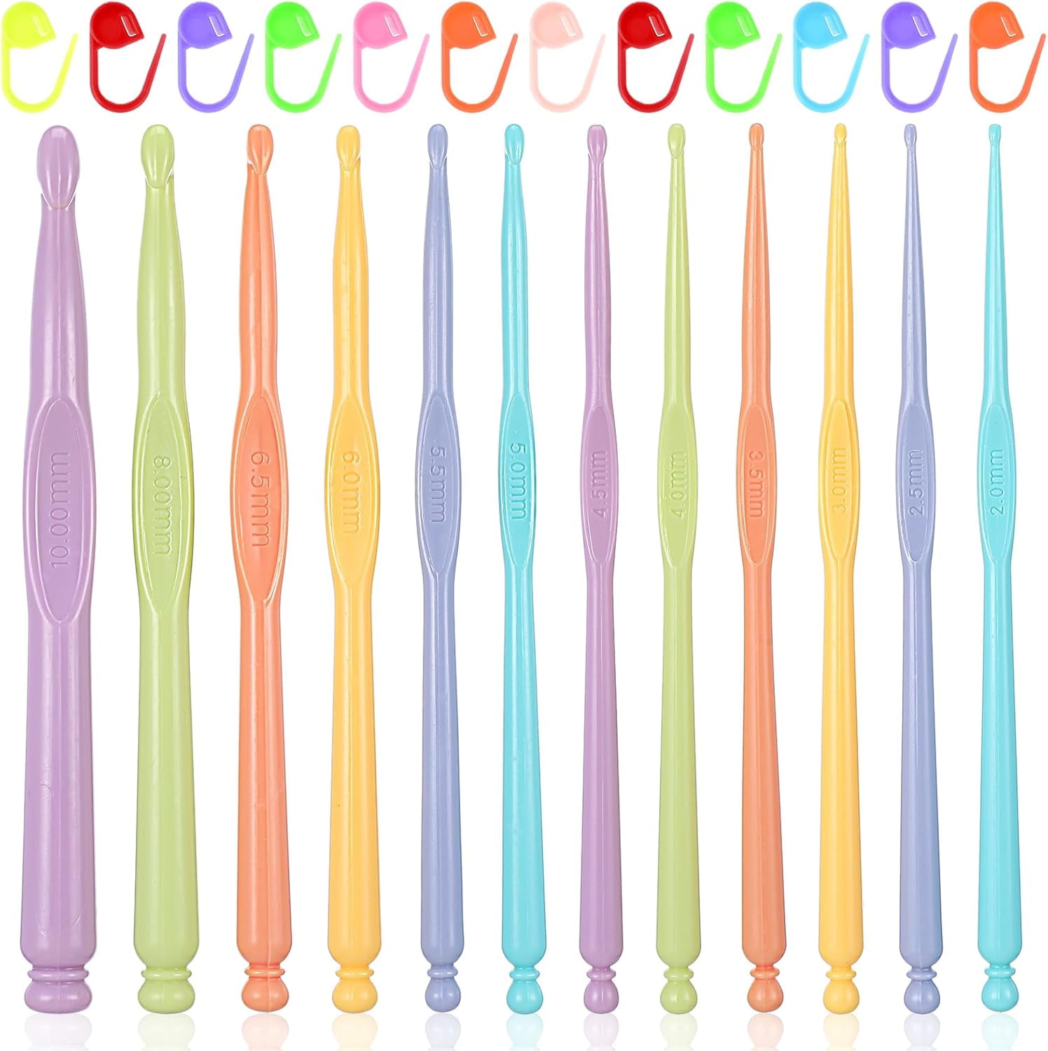 25mm Large Crochet Hook - Big Plastic Knitting Needle For Blankets & Shawls