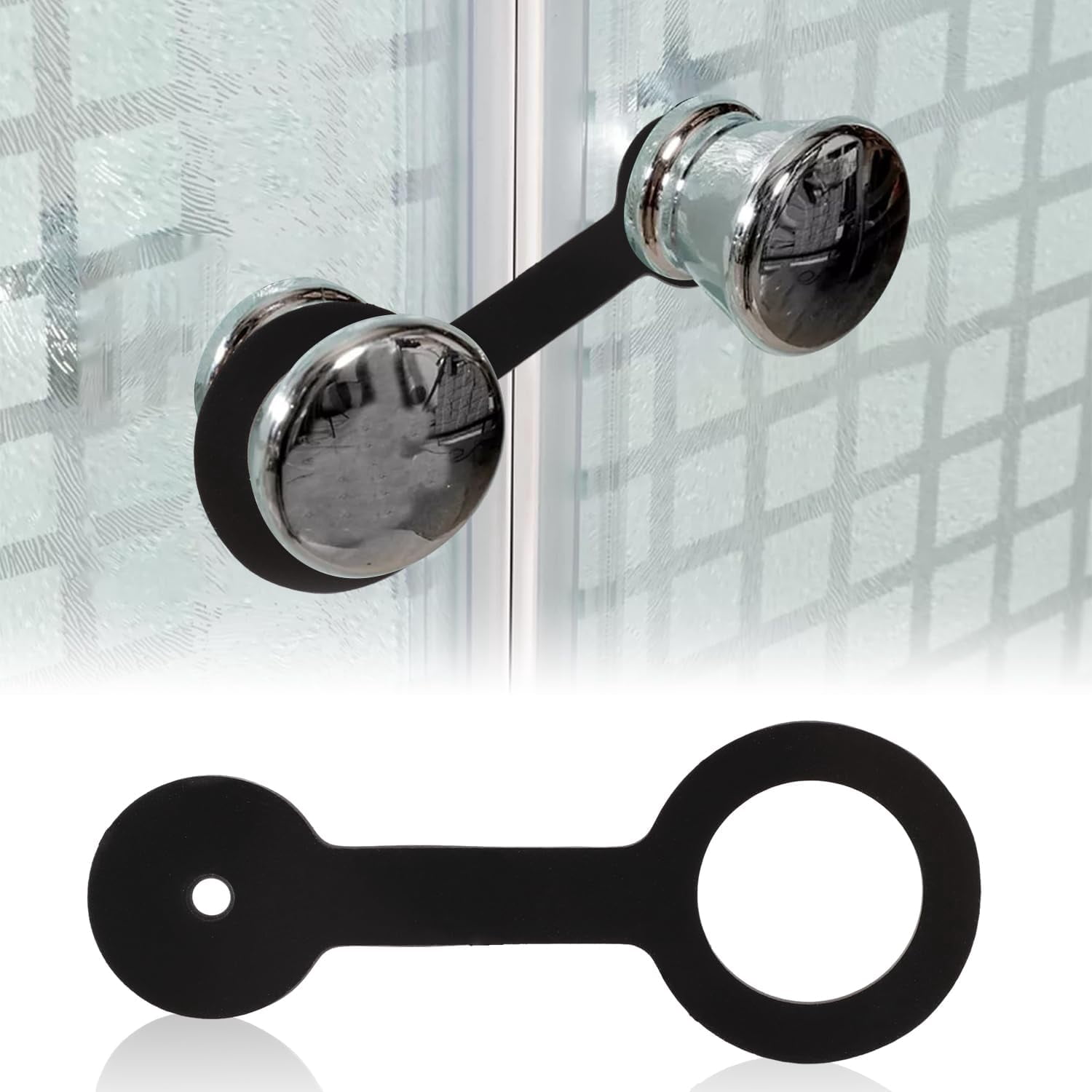XD4-2pcs RV Shower Door Travel Latch Strap, Silicone RV Shower Door ...