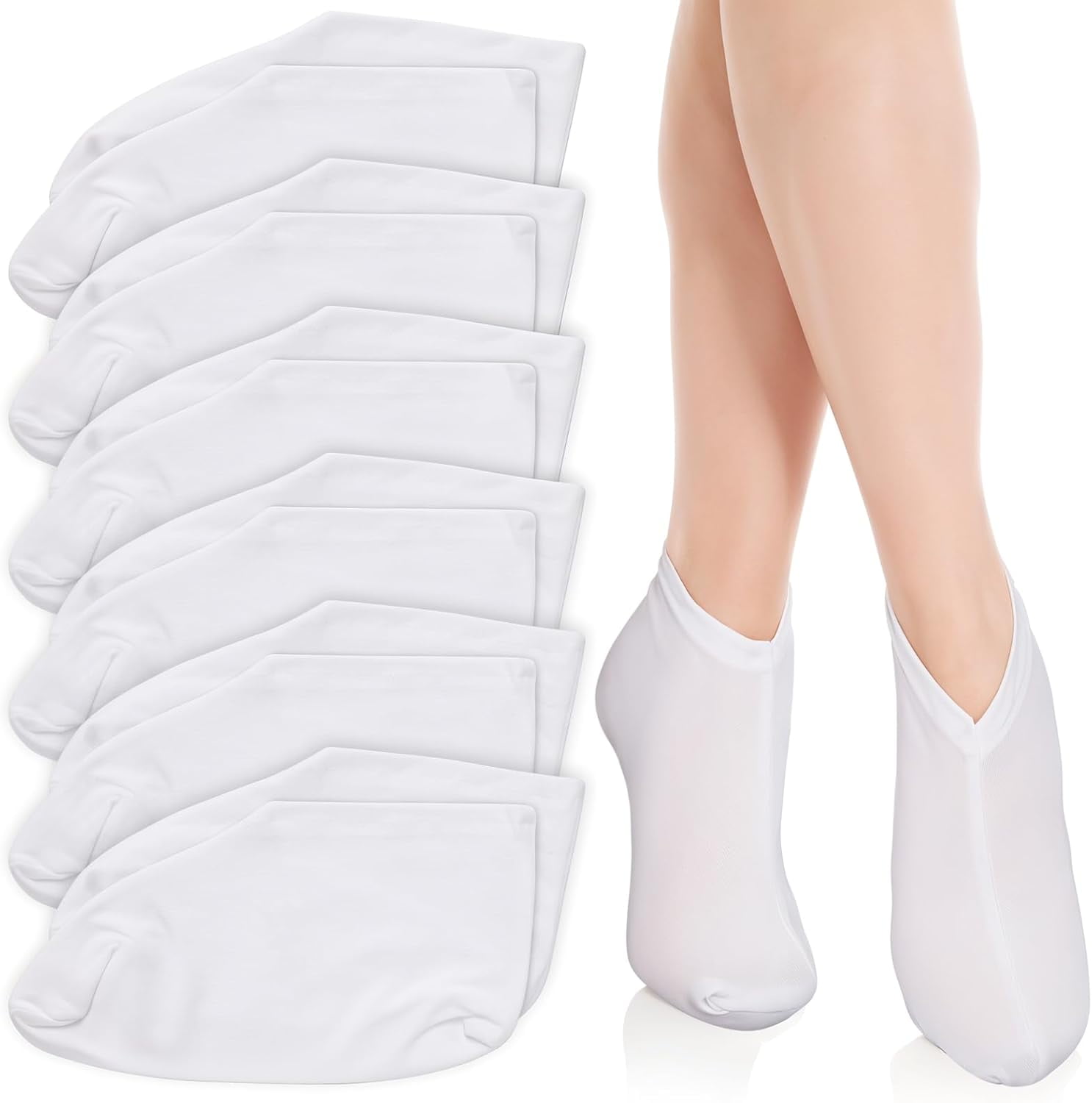 XD4-6 Pairs Moisturizing Socks Overnight, Lotion Socks for Dry