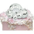 thumbnail image 1 of XD4-7pcs Disco Ball Cake Topper, 4 Sizes Disco Balls for Cake Mini Disco Ball Party Decorations Disco Theme Accessories for 70s Theme Party Favor (Silver)*04, 1 of 7