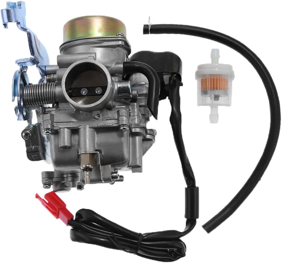 XD4-Carburetor W/Air FilterReplacement for Manco Replacement for Talon 260cc 300cc Replacement for Linhai Replacement for Bighorn 260cc 300cc ATV UTV Off Road Carb*04