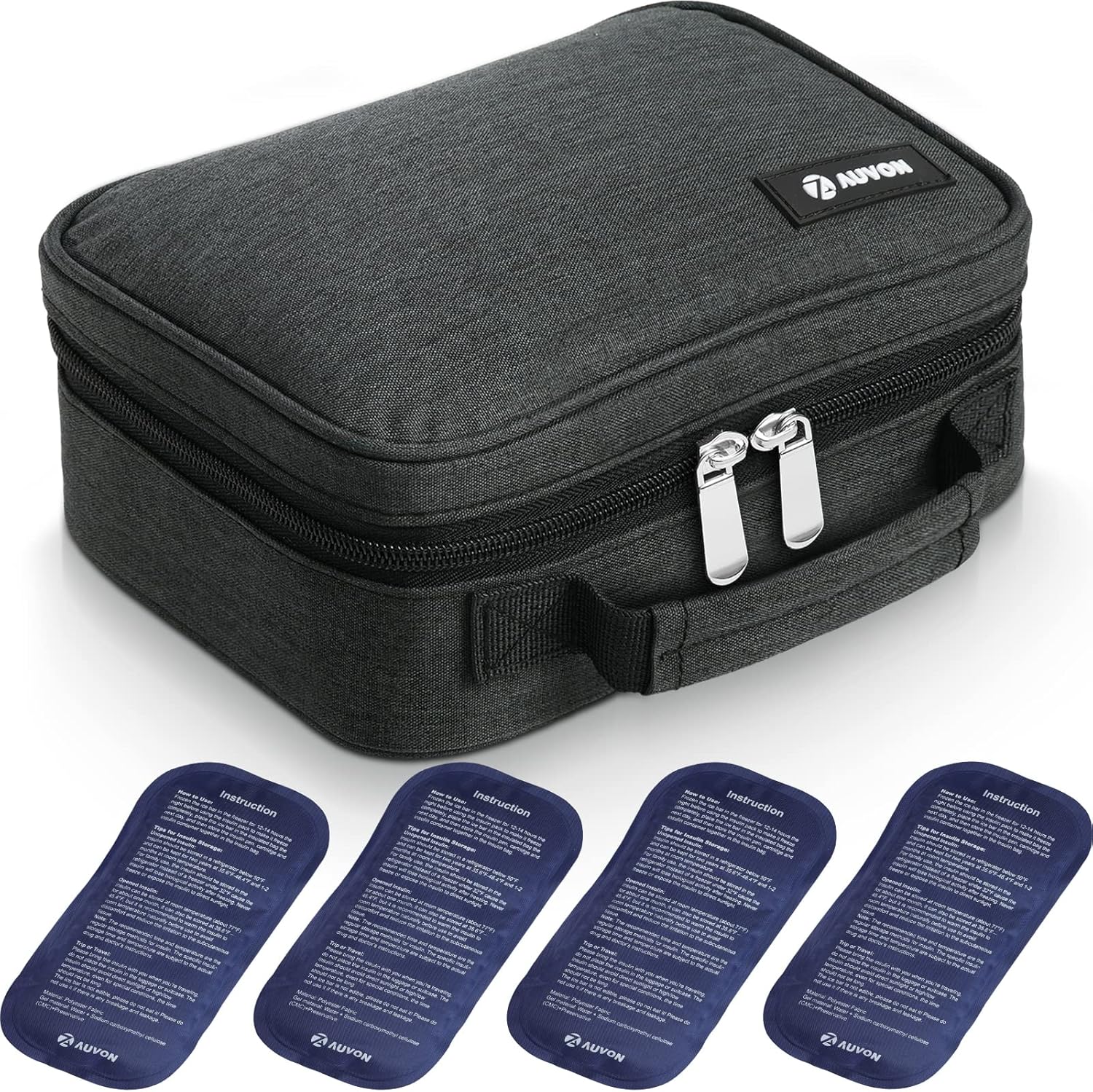XD4-Large Insulin Cooler Travel Case, Longer Cooling Effect with 4 ...