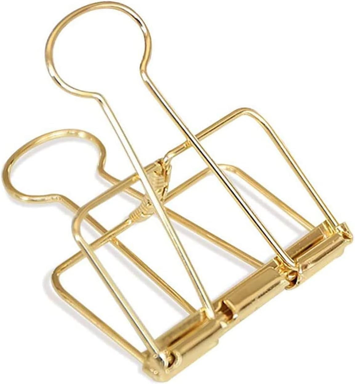 4Pcs Gold Hollow Out Long Tail Wire Binder Clips Paper - View #5