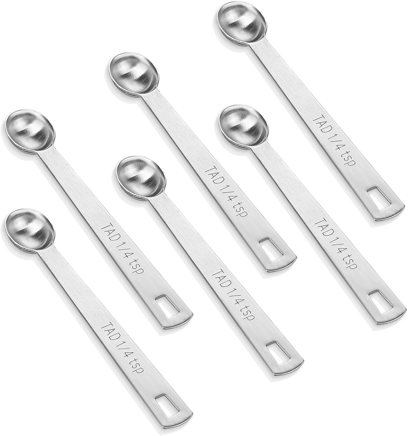 XD5-6 PCS 1/4 Teaspoon (1/4 Tsp | 1.25 mL | 1.25 cc) Single Measuring ...
