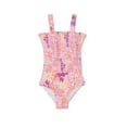 thumbnail image 1 of Jessica Simpson Girls Textured Swimsuit, 1-Piece, Sizes 4-16, 1 of 3