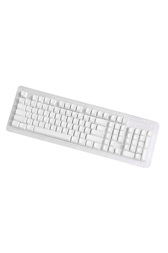 XDA Height 104 White Keycaps Durability Keycap For Customizing Mechanical Keyboards At Home Or Work