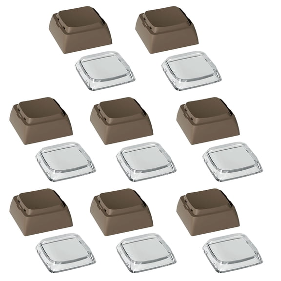 XDA Height Keycap Set of 8 for Mechanical Keyboards with Backlight Easy to Clean and Classical Color Optional