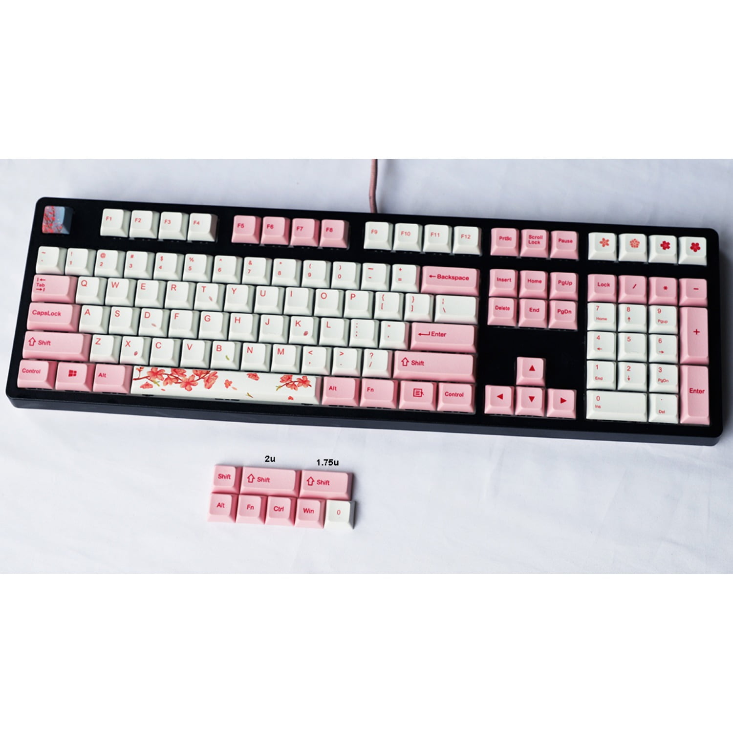 XDAL Keycap Thermal Sublimation PBT Material Customized Ergonomics Linear for Mechanical Keycap Gateron, Kailh, Cherry MX Axes