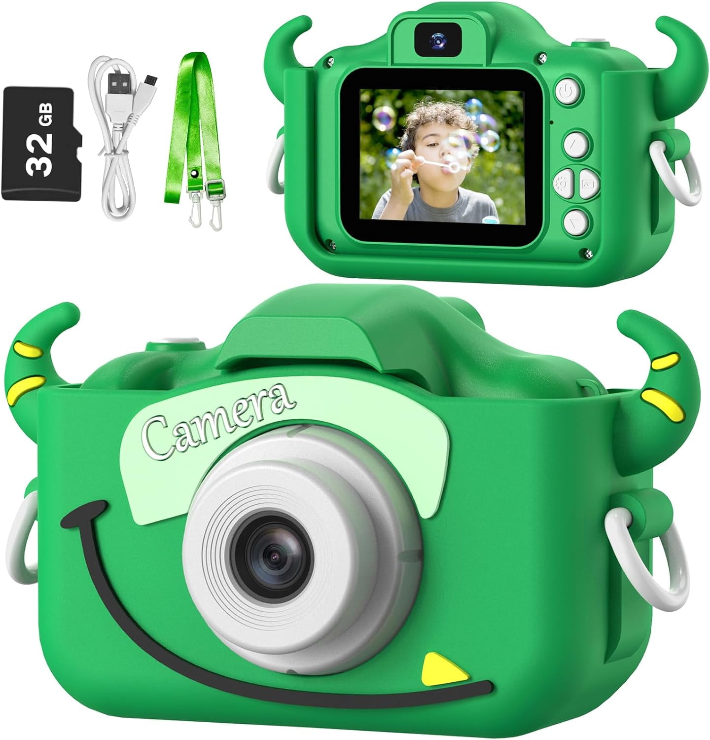 XDASG Kids Camera Toys for 3-8 Year Old Boys,Children Digital Video  Camcorder Camera with Cartoon Soft Silicone Cover, Best Chritmas Birthday  Festival Gift for Kids - 32G SD Card Included - Walmart.com