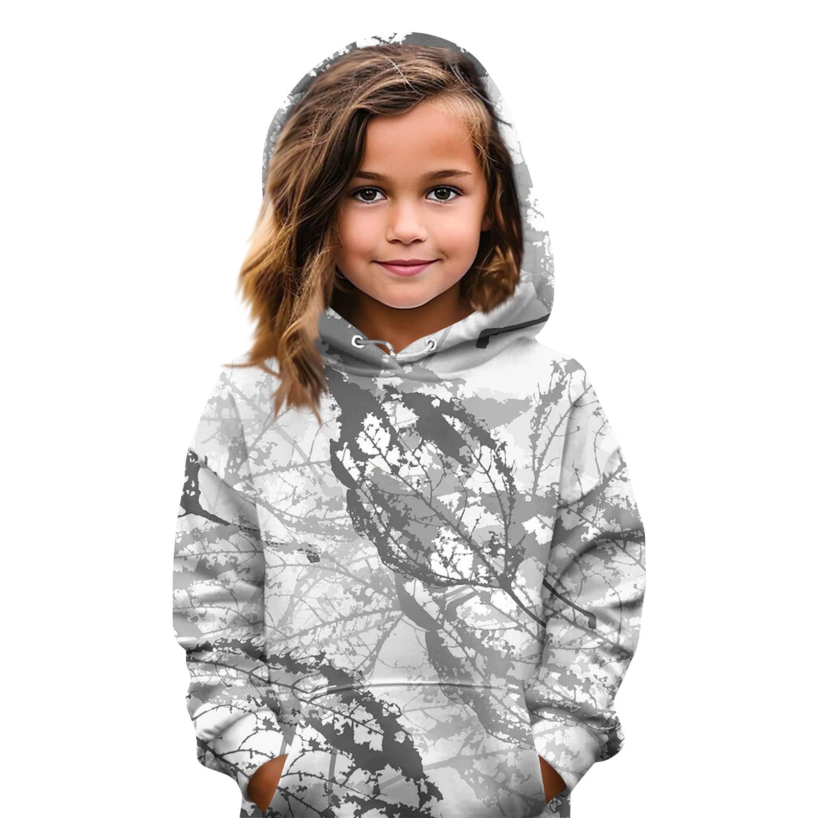 XDDLITP Camo Hoodie for Girls Kids Oversized Hooded XDDLITP Camo Hoodie for Girls Kids Oversized Hooded