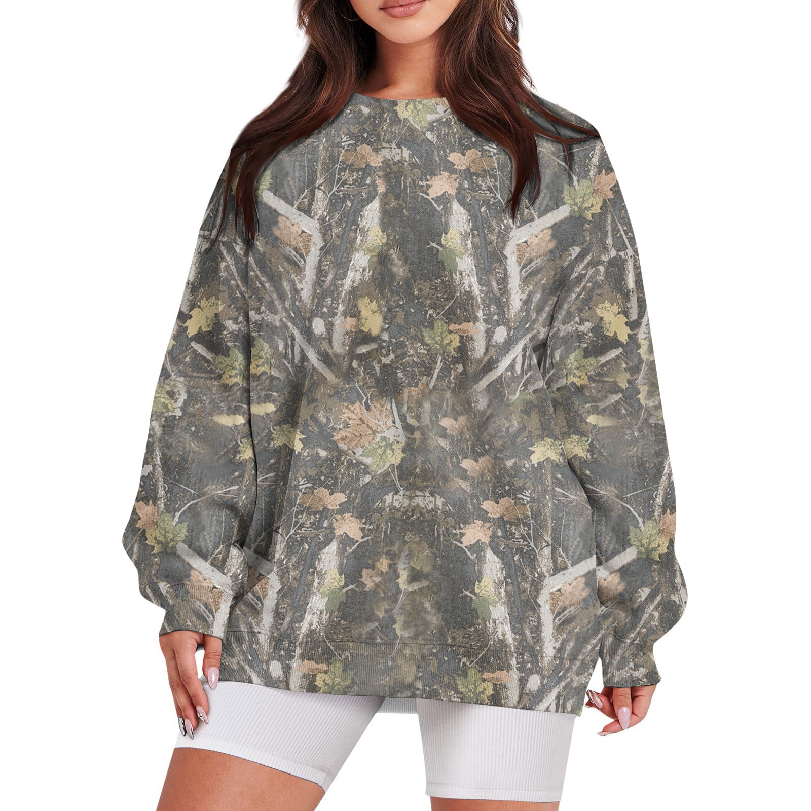 Mud Pie Women's Maple Oversize Sweater – Colorblock Relaxed Fall Top With Dolman Sleeves - View #8